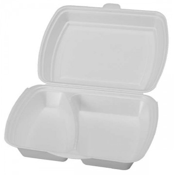 Thermo tray with hinged lid, 100pcs