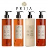 Prija XL rinkinys Skystas muilas Plaukų šampūnas dušo želė Kūno kremas 4x 380ml ženšenio SPA