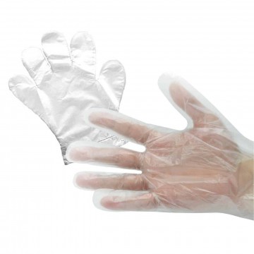 100 Disposable Plastic Gloves Polythene
