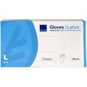 Examination gloves, Abena Classic, L, latex, powder free