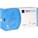 Examination gloves, Abena Classic, L, latex, powder free