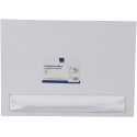 Apron white, LDPE, 30mic, 100 pcs