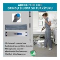 Dry and damp mop, Abena Puri-Line High Micro, grey, microfibre, 40 cm, with Velcro