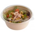Lid1.7cm, Ø15.9cm, clear, RPET, round, 125 pcs ABENA