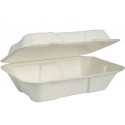 Take away box, 229x155x76,5mm, sugar cane , 50 pcs, Abena
