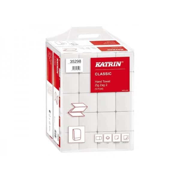 Katrin Classic ZZ 2 V-Fold rankšluostis lapeliais 20 pak.