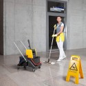 Aquva wet mop trolley, 2 x 17 l