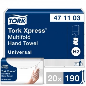 Tork Universal 471103 popieriniai rankšluosčiai, pakuotė