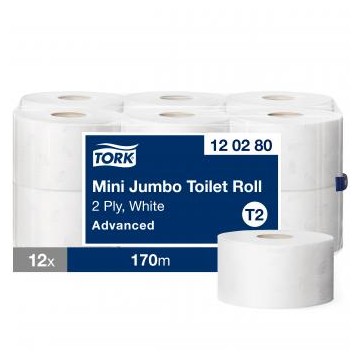 Tork Advanced Mini Jumbo Tualetinis Popierius 120280
