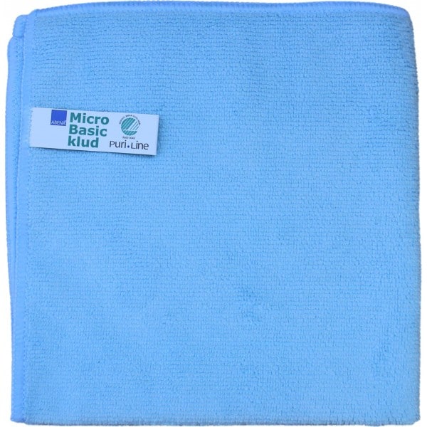 Mikropluošto šluostė, mėlyna, 40x40cm, ABENA Puri-Line