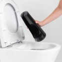 Toilet brush and holder ReNew, Matt Black, Brabantia