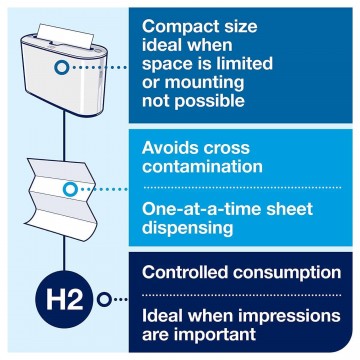 Tork pastatomas servetėlių dozatorius Xpress Countertop