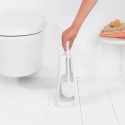 Toilet brush and holder ReNew, White, Brabantia