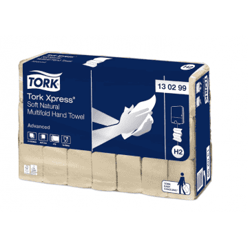 Tork Hand Towel Xpress Soft Natural Multifold H2