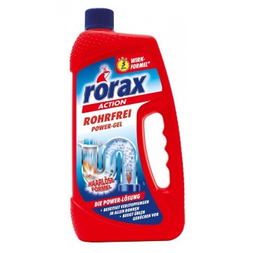 Powerful drain cleaner RORAX Bio-Power Gel, 1L