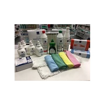 Cleaning cloth, ABENA Puri-Line Basic, 40x40cm, microfibre x 4pcs