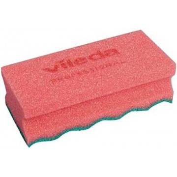 Vileda PurActive High Scrub Sponge (Red)