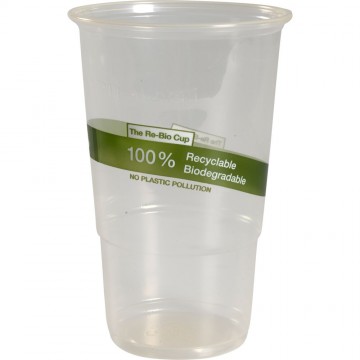 Vienkartinės stiklinės 300ml, ekologiškos Abena Gastro, 50 vnt
