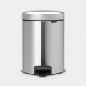 Brabantia NewIcon 5L Pedal Bin Matt Steel