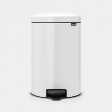 Šiukšlių dėžė su pedalu, balta 12L, Brabantia