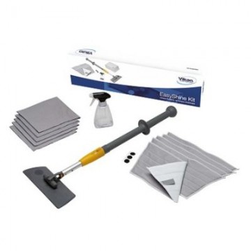 Easyshine kit with flexible mop frame