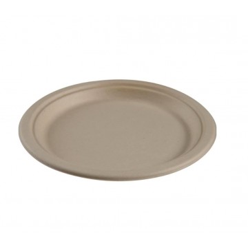Ecological plate Ø26cm, 50vnt