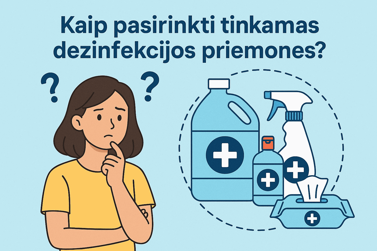 Kaip pasirinkti tinkamas dezinfekcijos priemones?